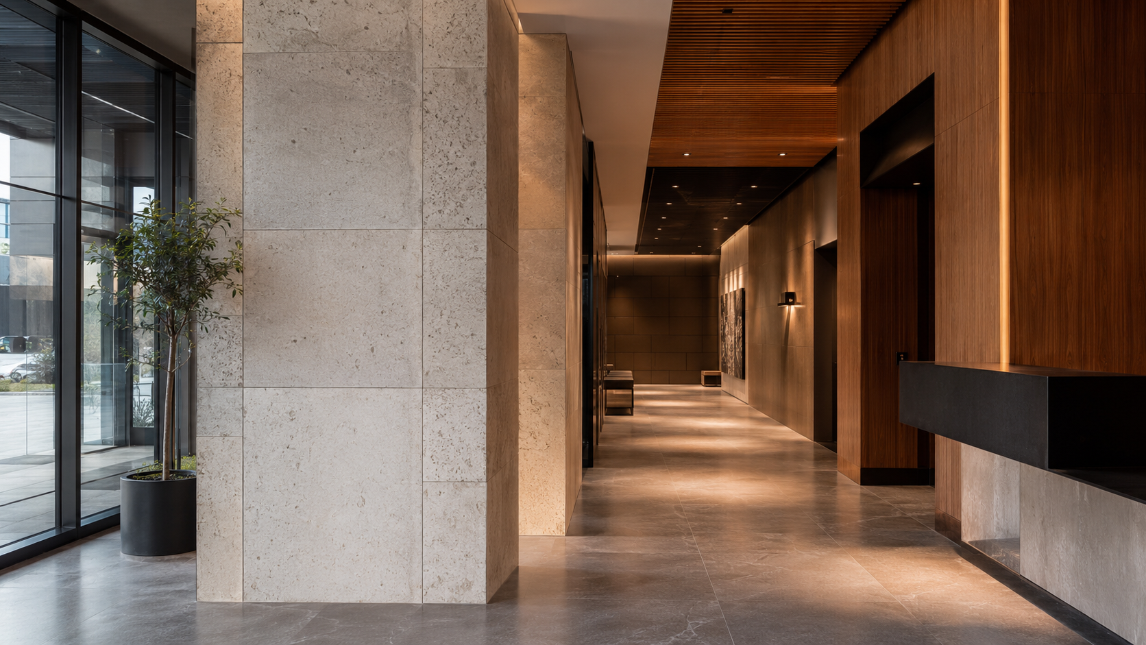 Architectural interior illustrating commercial renovation capabilities